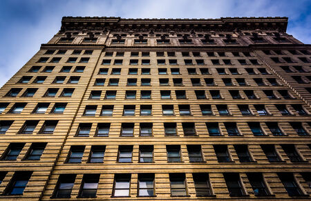 Old building in Center City, Philadelphia, Pennsylvania.のeditorial素材