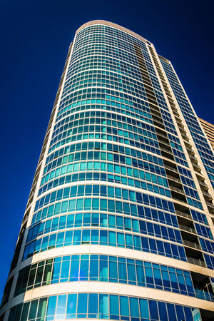Tall apartment building in Center City, Philadelphia, Pennsylvania.のeditorial素材