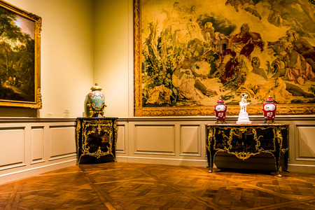 Room in the National Gallery of Art, Washington, DC.のeditorial素材