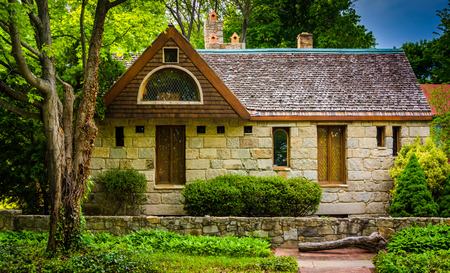 Stone house in Columbia, Maryland.のeditorial素材