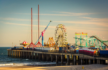The Steel Pier at Atlantic City, New Jersey.のeditorial素材