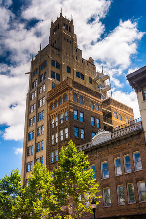 The Jackson Building in downtown Asheville, North Carolina.のeditorial素材