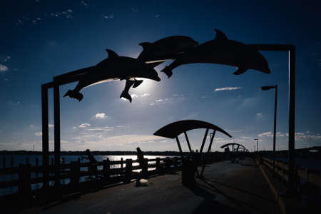 The fishing pier in Vilano Beach, Florida.