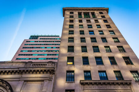 The Garrett Building in downtown Baltimore, Maryland.のeditorial素材