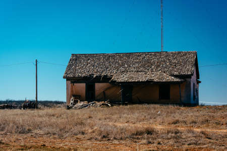 Abandoned barn near Memphis, Texas.