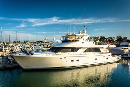 Marina at the Embarcadero in San Diego, California.のeditorial素材