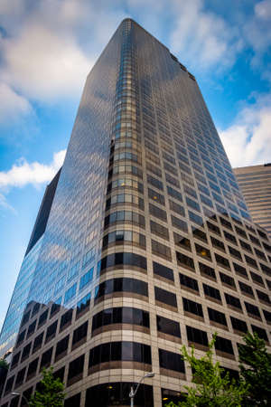Modern building in downtown Seattle, Washington.