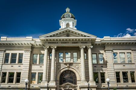 The Missoula County Course House in Missoula, Montana.の写真素材