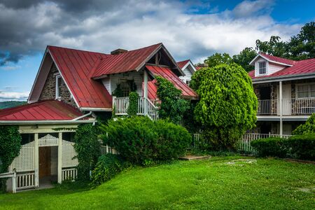 Abandoned motel in Harpers Ferry, West Virginia.のeditorial素材
