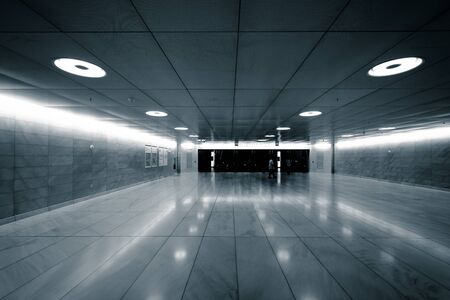 The World Trade Center West Concourse in Lower Manhattan, New York.のeditorial素材
