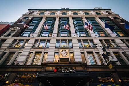 Macy's at Herald Square in Midtown Manhattan, New York.のeditorial素材