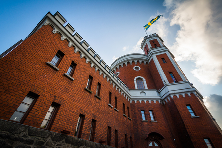 The Kastellet on the island of Kastellholmen, in Norrmalm, Stockholm, Sweden.のeditorial素材