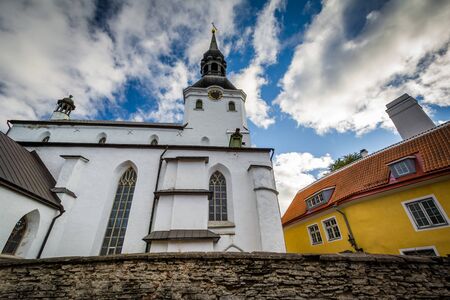St Mary's Cathedral, in the Old Town, Tallinn, Estonia.の写真素材