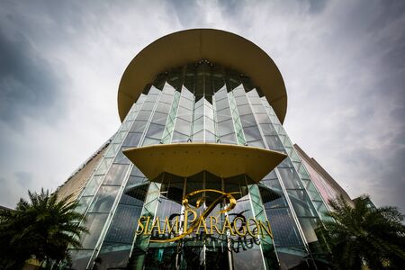 The exterior of Siam Paragon, in Bangkok, Thailand.のeditorial素材