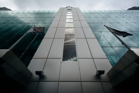 Modern building in Tallinn, Estonia.のeditorial素材
