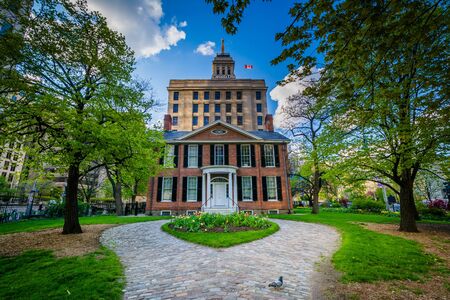 The Campbell House, in downtown Toronto, Ontario.のeditorial素材