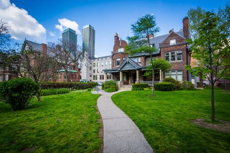 The Faculty of Law Building at the University of Toronto, in Toronto, Ontario.のeditorial素材