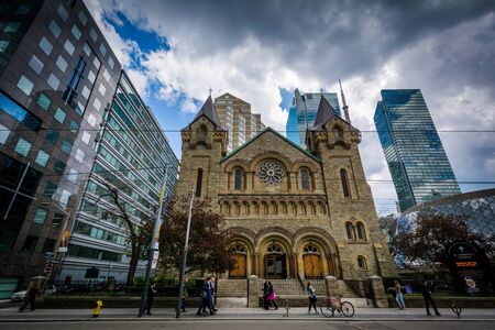 St Andrew's Presbyterian Church, in downtown Toronto, Ontario.のeditorial素材
