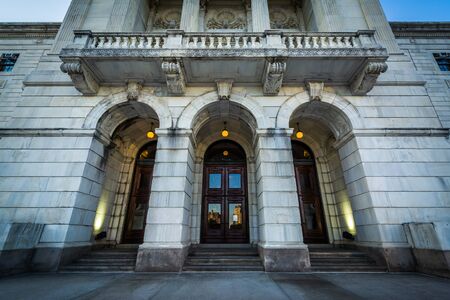 The exterior of the Rhode Island State House, in Providence, Rhode Island.のeditorial素材
