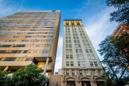 Modern buildings in Columbia, South Carolina.のeditorial素材