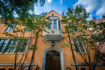 The exterior of Trinity Episcopal Cathedral, in Columbia, South Carolina.