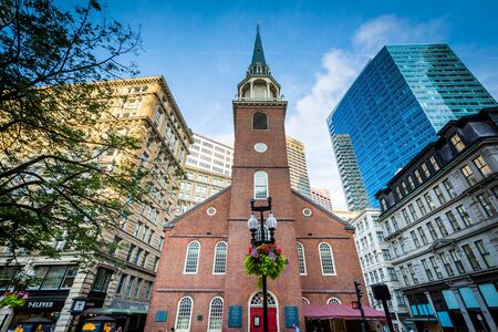 The Old South Meeting House, Boston, Massachusetts.のeditorial素材