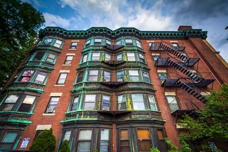 Old building in Cambridge, Massachusetts.の写真素材