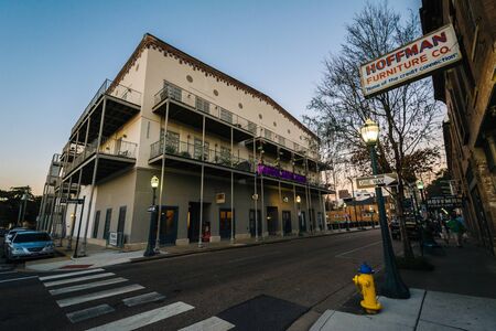 Furniture store, along Dauphin Street, in downtown Mobile, Alabama.のeditorial素材