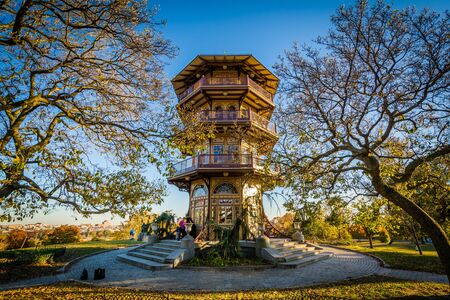 The Patterson Park Pagoda, in Baltimore, Maryland.のeditorial素材