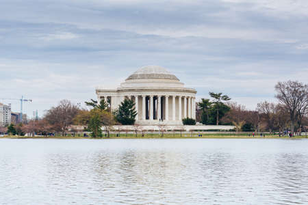 The Thomas Jefferson Memorial, in Washington, DC.のeditorial素材