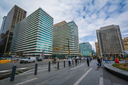 Modern buildings in Center City, Philadelphia, Pennsylvania.のeditorial素材