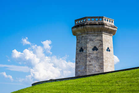 The Moorish Tower at Druid Hill Park in Baltimore, Maryland.の写真素材