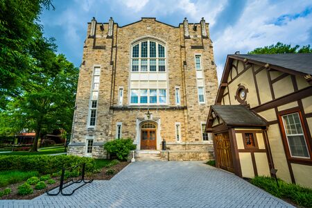 Xavier Hall at Loyola University Maryland, in Baltimore, Maryland.のeditorial素材