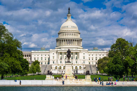 The United States Capitol in Washington, DC.のeditorial素材