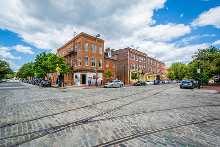 Thames Street, in Fells Point, Baltimore, Maryland.