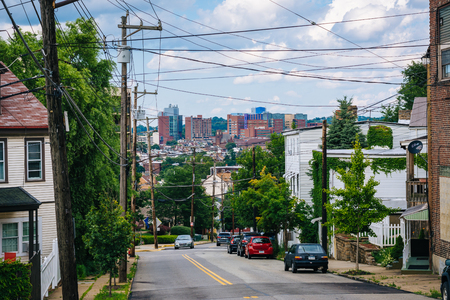Polish Hill, in Pittsburgh, Pennsylvaniaのeditorial素材