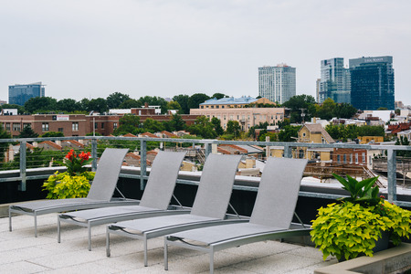 Rooftop in Federal Hill, Baltimore, Maryland
