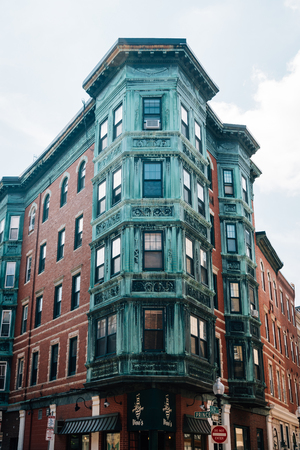 A building in the North End of Boston, Massachusettsのeditorial素材