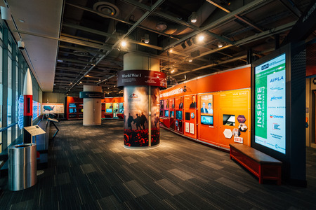 National Inventors Hall of Fame and Museum, in Alexandria, Virginiaのeditorial素材