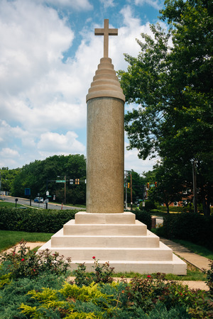 The World War I Memorial, in Alexandria, Virginiaの写真素材