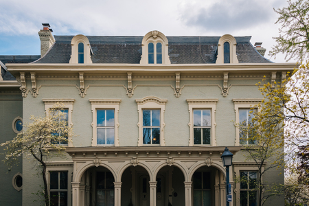 The Swann-Daingerfield Mansion in Old Town Alexandria, Virginiaのeditorial素材
