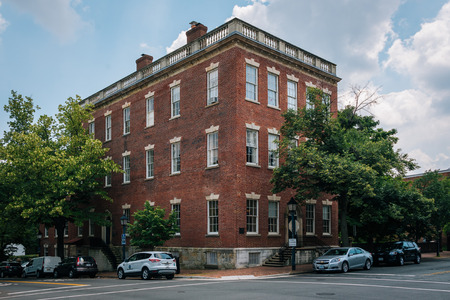 The Bank of Alexandria Building, in Alexandria, Virginiaのeditorial素材