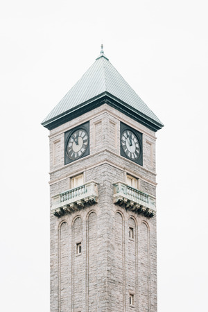 The Mount Royal Station and Trainshed in Baltimore, Marylandの写真素材