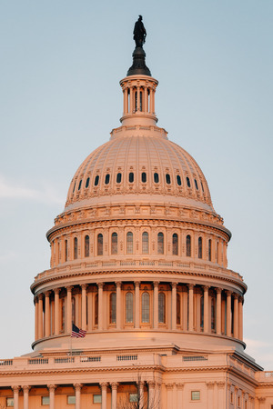 The United States Capitol, in Washington, DCの写真素材
