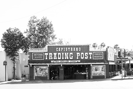 Capistrano Trading Post, in San Juan Capistrano, Orange County, Californiaのeditorial素材