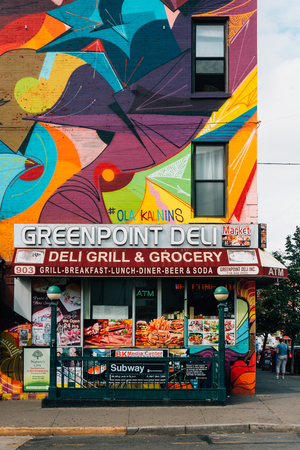 The Greenpoint Deli, in Greenpoint, Brooklyn, New York Cityのeditorial素材