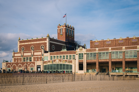 The Convention Hall in Asbury Park, New Jersey.のeditorial素材