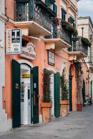 A tobacco shop in Matera, Italyのeditorial素材