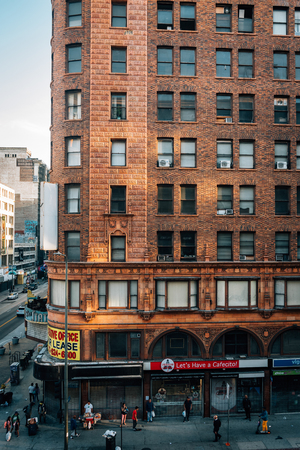 Historic architecture in downtown Los Angeles, Californiaのeditorial素材