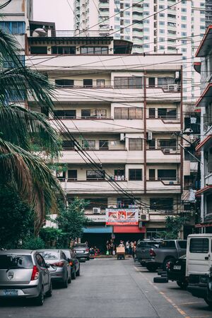 A street scene in Binondo, Manila, The Philippinesのeditorial素材